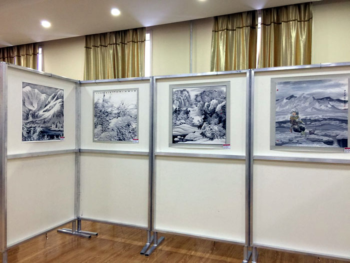 冷极绘雪韵 丹青映北疆——第四届中国“冷极节”冰雪画展根河启幕